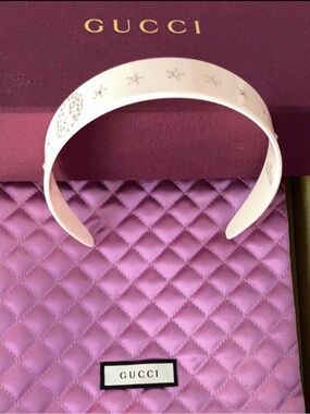 Gucci Swarovski GG Resin Headband